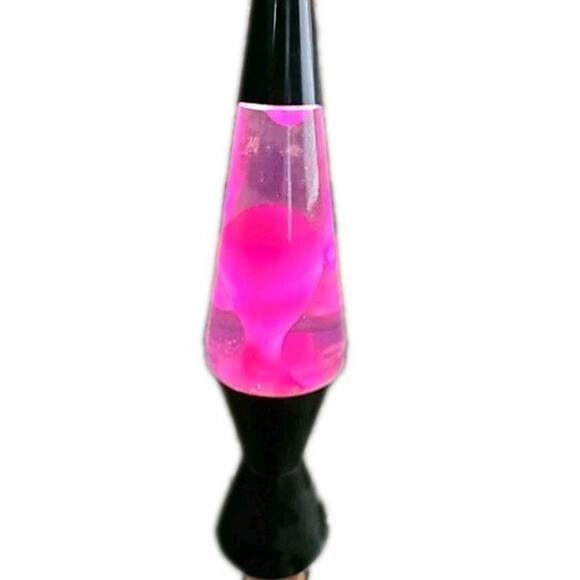 GLOBE ONLY Vintage 1999 Lava Lite Lamp Midnight Series Model 21 Purple Pink 16" - Picture 1 of 9